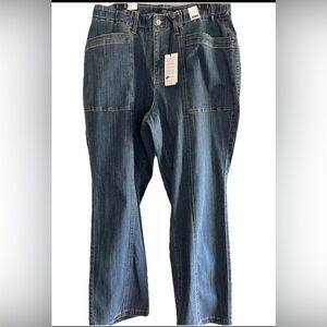 Judy Blue NWT Hi Rise Elastic Vintage Straight Leg Jean 88749 MEGA Stretch 18W